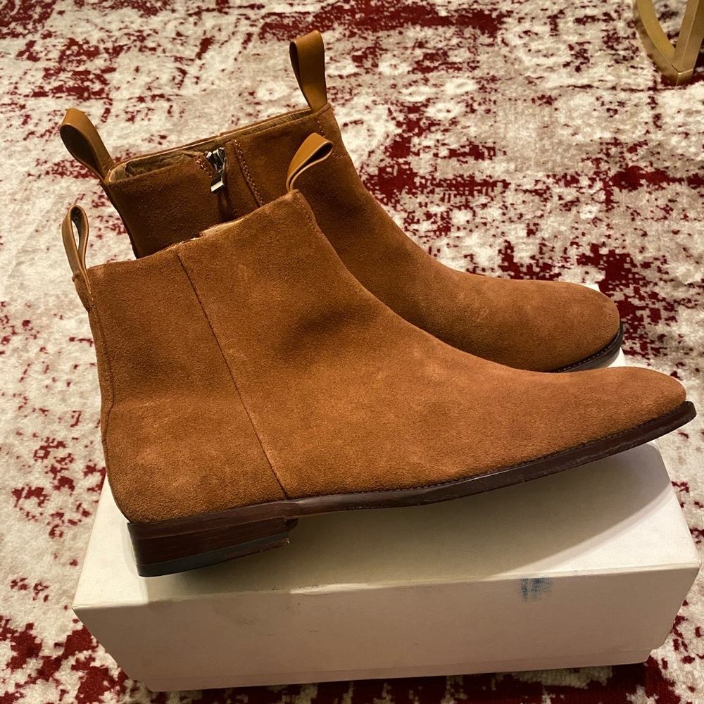 Foundation Footwear Chelsea boots Copper Suede